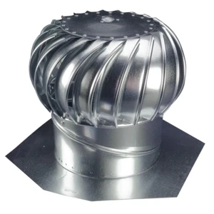 12'' Attic Steel Wind Turbine Roof Vent Exhaust Fan Rotary Ventilator Steel NEW - Picture 1 of 12