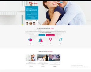 Hermoso sitio web de citas para ganar dinero instalación / alojamiento / configuración gratuita - Imagen 1 de 4