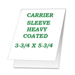 Laminating Carrier Sleeve For Laminator Pouches 5 PK 3-3/4 x 5-3/4 Coated, Heavy - Picture 1 of 1