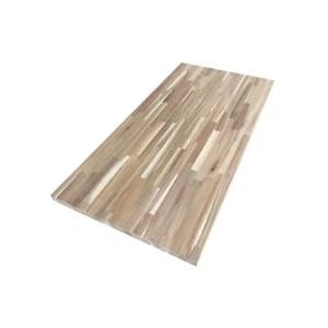 4 ft. Unfinished Acacia Butcher Block Countertop: 25 in. Depth, Standard Edge - Picture 1 of 12