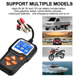 KONNWEI KW650 Automotive Motorcycle Battery Car Mower Battery Tester Tools - Picture 1 of 4