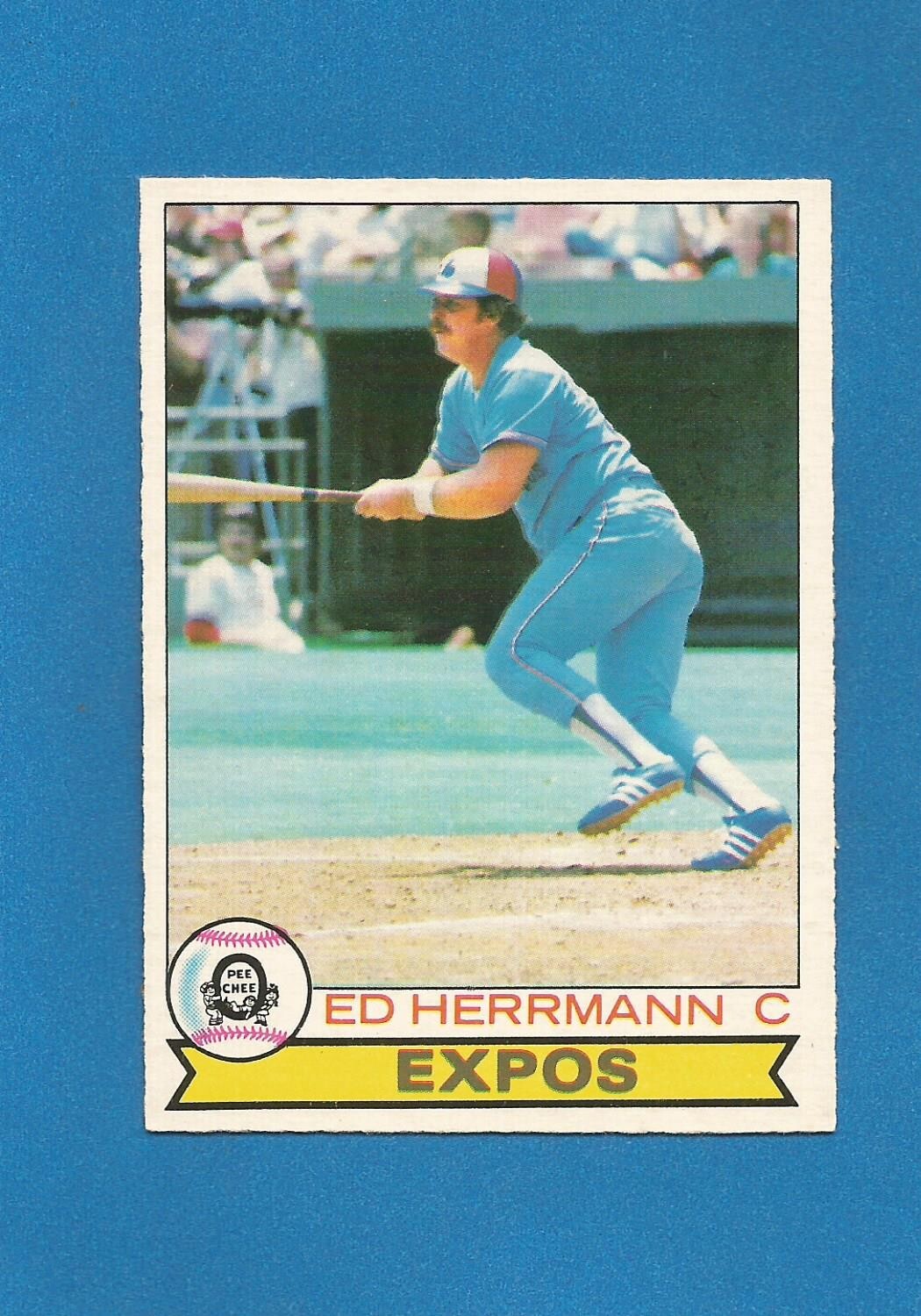 Ed Herrmann 1979 O-PEE-CHEE OPC MLB Baseball #194 (NM+) Montreal Expos
