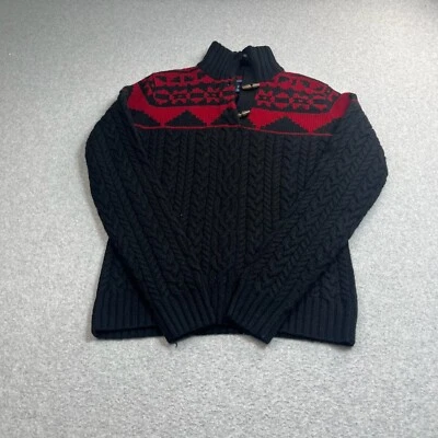 Suéter Ralph Lauren Lana de Cordero Mujer Grande Tejido a Mano Cable Herencia Nórdica Foto 1 de 4