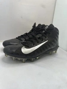 Nike Alpha Menace Pro Mid TD schwarz silber Herren Größe 9,5 880410-010 Fußballschuhe - Bild 1 von 11