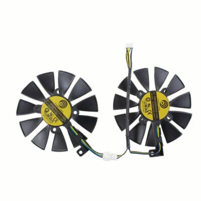 PLD09210S12HH 4pin a pair Cooling Fan For Graphic Card ASUS DUAL GTX1060 6G - Image 1 of 2
