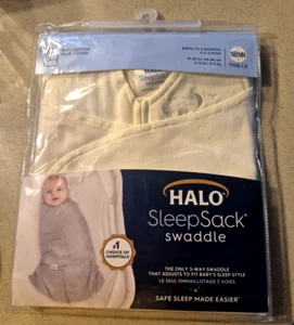 Nuevo HALO Saco de Dormir Envoltura Manta Usable Bebé Recién Nacido XS 0-3 - Imagen 1 de 8