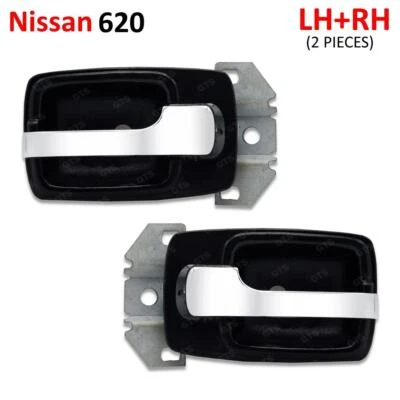 Pair LH RH Interior Door Handle Bezel For Nissan Datsun 620 Pickup 1974 - 1979 Foto 1 de 4