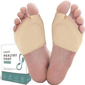 Metatarsal Pads for Women and Men, Ball of Foot Cushions Gel Forefoot Fabric ... - Picture 1 of 6