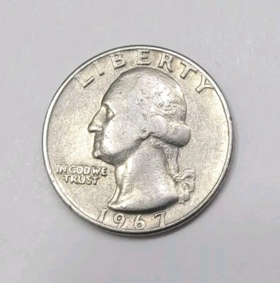1967 Ddo Washington Quarter Double Die Obverse - Image 1 of 4