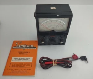 Simpson 260 Series 6XLM Volt / Ohm  Milliammeter Vintage Tester As Is Untested  - Picture 1 of 8
