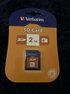 Verbatim 2 GB SD Memory Card For DSLR Camera - Picture 1 of 1