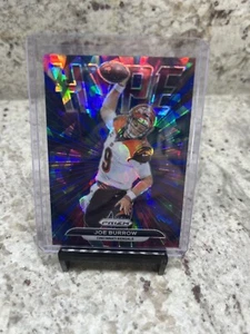 2021 Panini Prizm Joe Burrow Hype Blue Cracked Ice Prizm 79/99 Bengals - Picture 1 of 2
