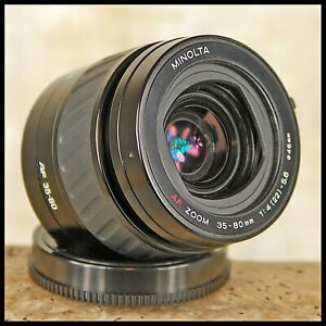 FREE POST SONY Alpha A Digital fit Minolta 35 80mm Auto Focus Zoom Lens