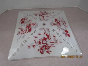 1950s Western Cowboy Horse Frosted Glass Flush Ceiling Light Shade Cover Vtg - Picture 1 of 7