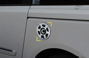 SAFE Chrome fuel gas cap Cover Molding for 2006 ~ 2014 Kia Grand Carnival - Picture 1 of 4