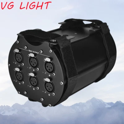 Stage Light Round 6ch 8ch DMX Spliter Amplifier Distributor with 3-Pin Outputs - Image 1 of 4