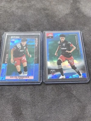 2021 Topps Chrome MLS Sapphire Edition Kevin Paredes #50 #150 DC United - Image 1 of 2