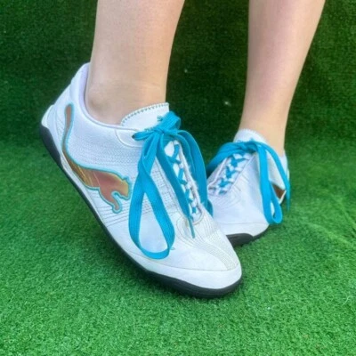 Y2K Puma Shoes Women 6  Euro 38 Etoile Cat Low Profile White Leather Lace Up - Image 1 of 4