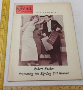 Robert Harbin Zig Zag Girl Genii International Conjurors magazine Magicians 1969 - Picture 1 of 6