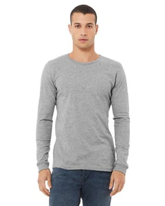 Bella + Canvas 3501CVC Unisex Retail Fit CVC Jersey Long Sleeve StylishT-Shirt - Picture 1 of 32