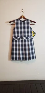 BRAND NEW RK RIFLE/KAYNEE GIRLS MULTI-COLOR PLAID SCHOOL UNIFORM DRESS (7) - Picture 1 of 4