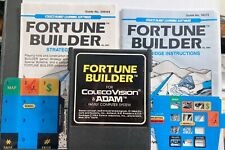 Fortune Builder (ColecoVision) Real Estate Strategy Game, w/ manuals & overlays