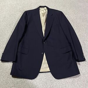 Paul Stuart Men's Wool Sport Coat Blazer Navy Blue Size 43L Jacket *Read*