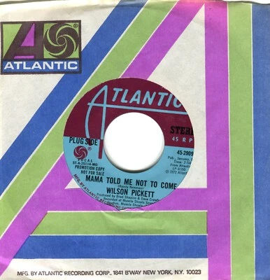 WILSON PICKETT - MAMA TOLD ME NOT TO COME - SOUL 45 *PROMO* MONO/STEREO - Image 1 of 2