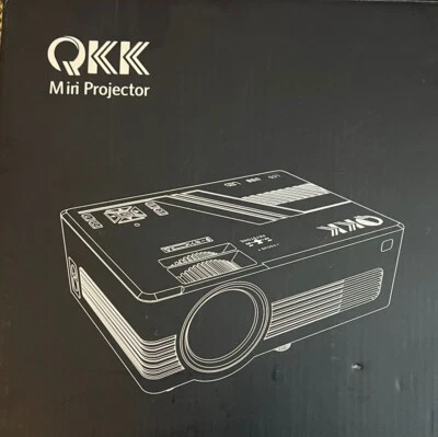 Mini Proyector QKK WiFi Blanco Con PANTALLA Modelo PJ0501 NUEVO EN CAJA ~ NUEVO EN CAJA Foto 1 de 4