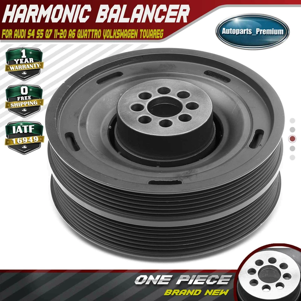 Equilibrador armónico motor para Audi S4 S5 Q7 11-20 A6 Quattro Volkswagen Touareg Foto 1 de 4