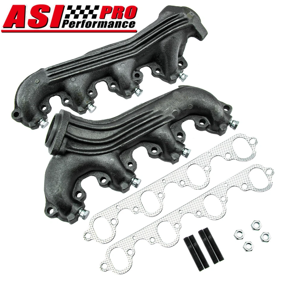 Coletores de escape para 1983-87 Ford F250 F350 1980-87 E250 E350 Econoline 7,5L - Imagem 1 de 4