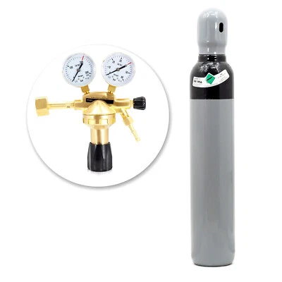 SILESIAN Bouteille Hydrogène Azote NH5 8l 1.6m3 Test de fuite des clima +40 bar Réducteur