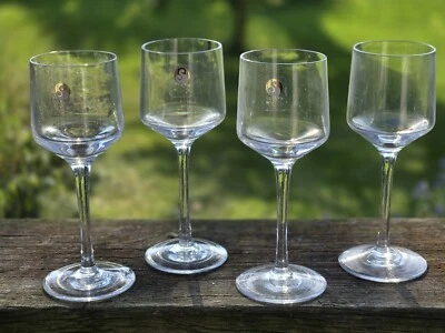 Juego de 4 vasos cordiales SASAKI cristal SEDA 2 OZ 5 1/4" de alto Foto 1 de 4