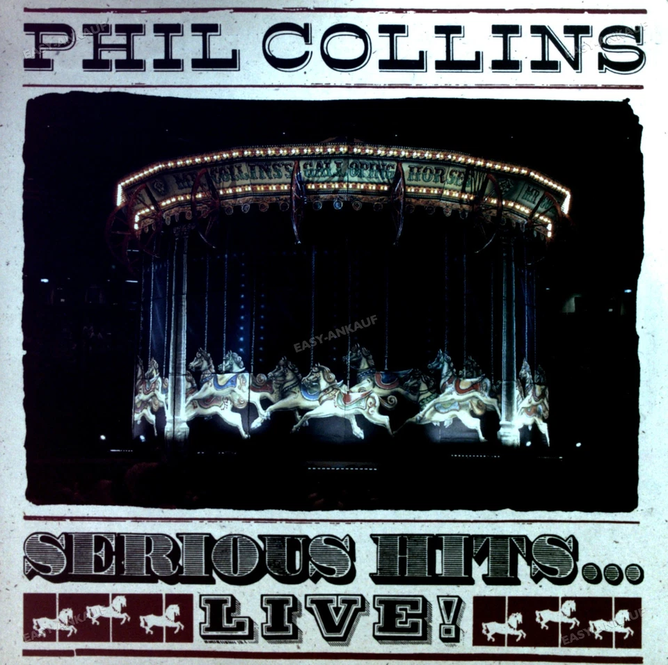Phil Collins - Serious Hits...Live! - RARE HUNGARY 2LP 1990 FOC (VG+/VG+) ' - Image 1 of 1