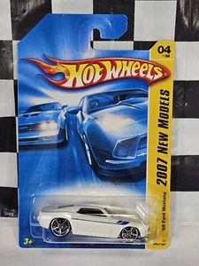 HOT WHEELS '69 FORD MUSTANG 2007 NEW MODELS White INSTANT WIN CARD 1969 Fastback - Picture 1 of 8