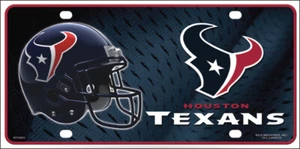Houston Texans Metal Embossed License Plate - Picture 1 of 1