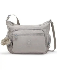 Nuevo Bolso Bandolera Pequeño Kipling Gabbie Para Mujer GRIS GRIS HB7564 89L - Imagen 1 de 4