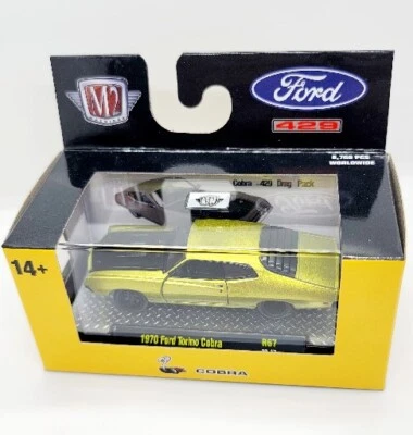 2023 M2 машины 1970 Ford Torino Cobra игрушка автомобиля Muscle автомобиля новый в коробке  - Изображение 1 из 3
