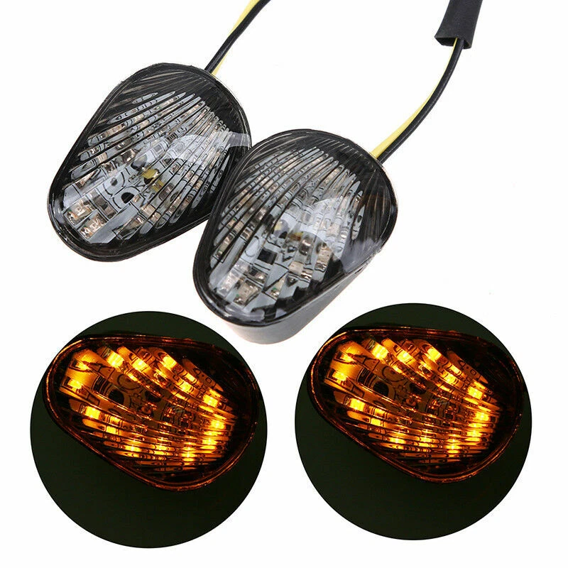 Светодиодные указатели поворота лампа дым подходит для Yamaha YZF R1 YZFR6 YZF-R6S - Изображение 1 из 4