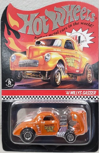 Hot Wheels 2019 - '41 Willys Gasser (RLC) (Orange) #1987/10000 - Image 1 of 1
