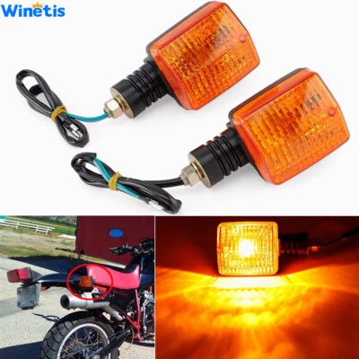 2 X Rear Turn Signal Lights For Honda Transalp 600 XL600V XL 600 V 89 90 Winkers - Image 1 of 4