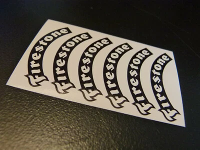 1:10 Reifenbeschriftung Markierung Firestone Aufkleber TRAXXAS ARRMA Tamiya - Bild 1 von 3