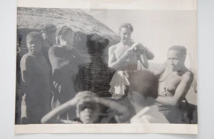 Vintage Zulu Photo 18X24Cm Circa 1940 Zulu Reporter - Picture 1 of 2