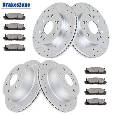 Комплект передних и задних тормозных колодок для тормозов Chevrolet Silverado 1500 Tahoe - Изображение 1 из 4