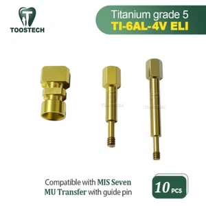 Transferencia de afrontamiento de impresión de titanio multi unidad 10 piezas se adapta a MIS Seven D4,8 mm - Imagen 1 de 7