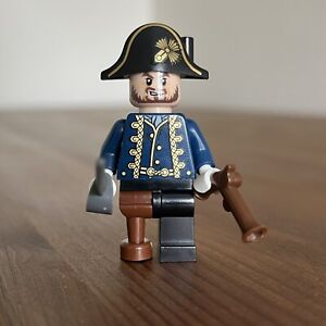 LEGO Pirates Captain Hector Barbossa Minifigure With Peg Leg - POC028