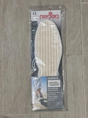 Plantillas de longitud completa de verano Pedag lavables a mano gran línea de zapatos genial talla 10 Foto 1 de 4