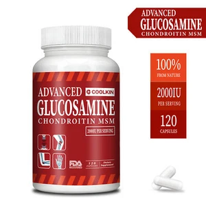 Glucosamine Chondroitin MSM-with Vitamin D3 Triple Strength Bones Joint Support - Picture 1 of 11