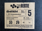3093 Ticket Bl 75/76 Eintracht Frankfurt - 1. FC Kaiserslautern, 27.09.1975