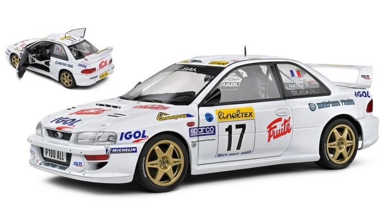 Subaru Impreza WRC 22B Rally Monte Carlo 1999 Panizzi-Panizz 1:18 SOLIDO 1807407 - Immagine 1 di 1